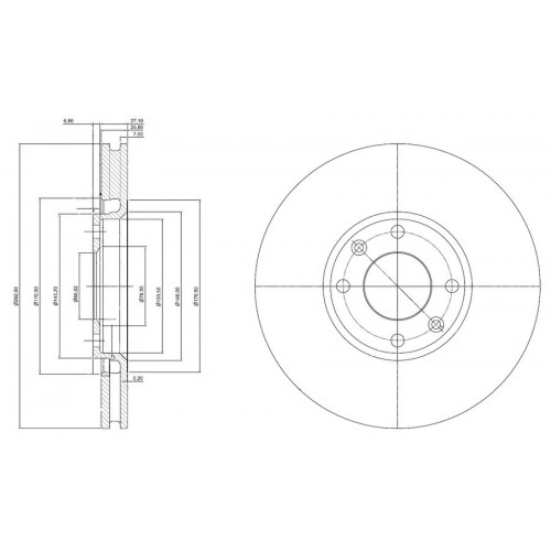 ÖN FREN AYNASI PART 08>BERLINGO 99>307 00>207 06>308 07>C3 02>C4 04>XSARA(00-05)(283x26x4DLxHAVALI)  ÖN FREN AYNASI PART 08>BERLINGO 99>307 00>207 06>308 07>C3 02>C4 04>XSARA(00-05)(283x26x4DLxHAVALI)